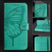 OnePlus Ace 5 Ultra Green Butterfly Embossed Leather Phone Case - 6