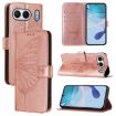 OnePlus Nord 4 5G Rose Gold Butterfly Leather Phone Case Global - 1