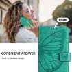OnePlus Nord 4 5G Green Embossed Butterfly Leather Phone Case - 7