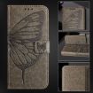 Realme 14 5G/P3 5G India Grey Embossed Butterfly Leather Case - 6