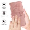 Realme Neo7 Turbo 5G Butterfly Leather Phone Case - Rose Gold - 5