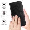 Realme V70/14x Global/C75 5G Black Embossed Butterfly Leather Case - 5