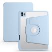 iPad Pro 13 2024 Ice Blue Acrylic 360 Rotation Leather Case - 1