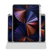iPad Pro 13 2024 Fog Grey Leather Case with 360 Rotation Holder - 7