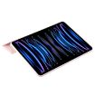 iPad Pro 13 2024 Light Pink Leather Case - Three-fold Holder Flip Cover - 6