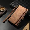Motorola Moto G56 5G ESEBLE Retro Frosted RFID Leather Case Brown - 2