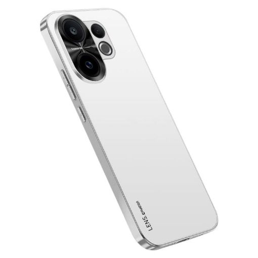 Vivo S30 Pro Mini AG Frosted Electroplating Acrylic Case Silver White - 1