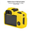 Canon EOS R100 Yellow Litchi Texture Silicone Protective Case - 4