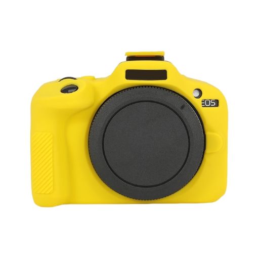 Canon EOS R100 Yellow Silicone Protective Case - Glossy Soft Cover - 1