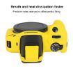 Canon EOS R100 Yellow Silicone Protective Case - Glossy Soft Cover - 5