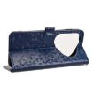 Huawei Pura 80 Pro 5G Leather Phone Case - Honeycomb Dot Texture Blue - 5