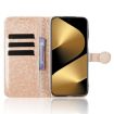 Huawei Pura 80 Ultra 5G Gold Honeycomb Dot Leather Phone Case - 4
