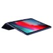 iPad Pro 13 2024 Dark Blue Leather Case with Pen Slot & Tri-fold Design - 5