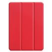 iPad Pro 13 2024 Red Leather 3-Fold Holder Case by Custer - 2