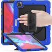 iPad Pro 13 2024 Silicone Hybrid PC Case - Black/Dark Blue - 1