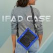 iPad Pro 13 2024 Silicone Hybrid PC Case - Black/Dark Blue - 7