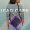 iPad Pro 13 2024 Silicone Hybrid PC Case - Purple/Black Protective Cover - 7
