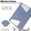 iPad Pro 13 2024 Transparent Rotation Leather Case with Keyboard - 7