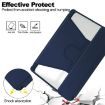iPad Pro 13 2024 Dark Blue Transparent Rotation Case with Keyboard - 7