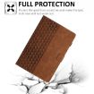 Samsung Galaxy Tab A8 X200 Embossed Leather Tablet Case Brown - 4