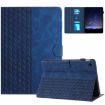 Samsung Galaxy Tab A8 X200 Blue Embossed Leather Tablet Case - 1