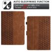 Samsung Galaxy Tab A7 10.4 T500 Leather Tablet Case Brown - 6