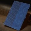 Samsung Galaxy Tab A7 10.4 T500 Blue Embossed Leather Tablet Case - 2