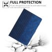 Samsung Galaxy Tab A7 10.4 T500 Blue Embossed Leather Tablet Case - 4