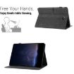 Samsung Galaxy Tab A 10.1 T580 Embossed Leather Tablet Case Black - 5