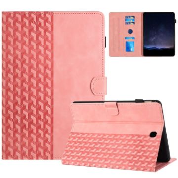 Samsung Galaxy Tab A 8.0 T350 Pink Embossed Leather Tablet Case - 1