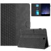 Samsung Galaxy Tab A 8.0 T350 Embossed Leather Tablet Case - Black - 1