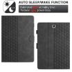 Samsung Galaxy Tab A 8.0 T350 Embossed Leather Tablet Case - Black - 6