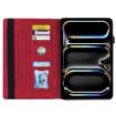 iPad Pro 13 2024 Red Shockproof Leather Tablet Case - 3