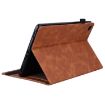 iPad Pro 13 2024 Brown Shockproof Leather Tablet Case - 5