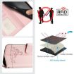 Realme Neo7 Turbo 5G Pink RFID Leather Phone Case with Lanyard - 5
