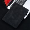 Samsung Galaxy Tab A7 10.4 Black Lily Embossed Leather Tablet Case - 2