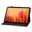 Samsung Galaxy Tab A7 10.4 Black Lily Embossed Leather Tablet Case - 5