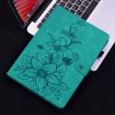 Samsung Galaxy Tab A 8.0 2019 Green Lily Embossed Leather Case - 2
