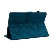 Samsung Galaxy Tab A 8.0 2019 Dark Blue Lily Embossed Leather Case - 6