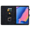 Samsung Galaxy Tab A 8.0 2019 Black Lily Embossed Leather Case - 4