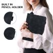 Samsung Galaxy Tab A 8.0 2019 Black Lily Embossed Leather Case - 7