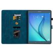 Samsung Galaxy Tab A 9.7 T550 T555 Lily Embossed Leather Case Blue - 6