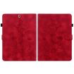 Samsung Galaxy Tab S2 9.7 T810 T815 Red Lily Embossed Leather Case - 3