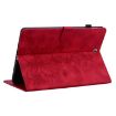 Samsung Galaxy Tab S2 9.7 T810 T815 Red Lily Embossed Leather Case - 5
