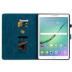 Samsung Galaxy Tab S2 9.7 T810 T815 Lily Embossed Leather Case Dark Blue - 6
