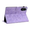 Redmi Pad 2/SE 11 2025 Purple Lily Embossed Leather Tablet Case - 6