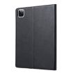 iPad Pro 13 2024 Black Leather Flip Case with Knead Skin Texture - 3