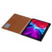 iPad Pro 13 2024 Red Leather Flip Case - Knead Skin Texture - 4
