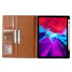 iPad Pro 13 2024 Wine Red Leather Flip Case with Knead Skin Texture - 5