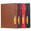 iPad Pro 13 2024 Wine Red Leather Flip Case with Knead Skin Texture - 7